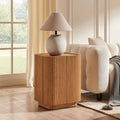 Hernest Skimra Solid Oak Side Table 18in